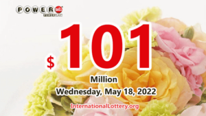 乔治亚州的一名玩家赢得了100万美元，而现在的强力球彩金是1.01亿美元。